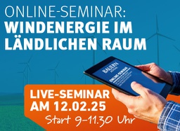 Live-Seminar: Windenergie im ländlichen Raum – Ihr Schlüssel zum Erfolg!